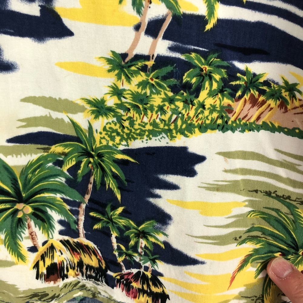 Hilo Hattie Vintage Hawaiian V Neck Blouse Medium - Picture 5 of 10